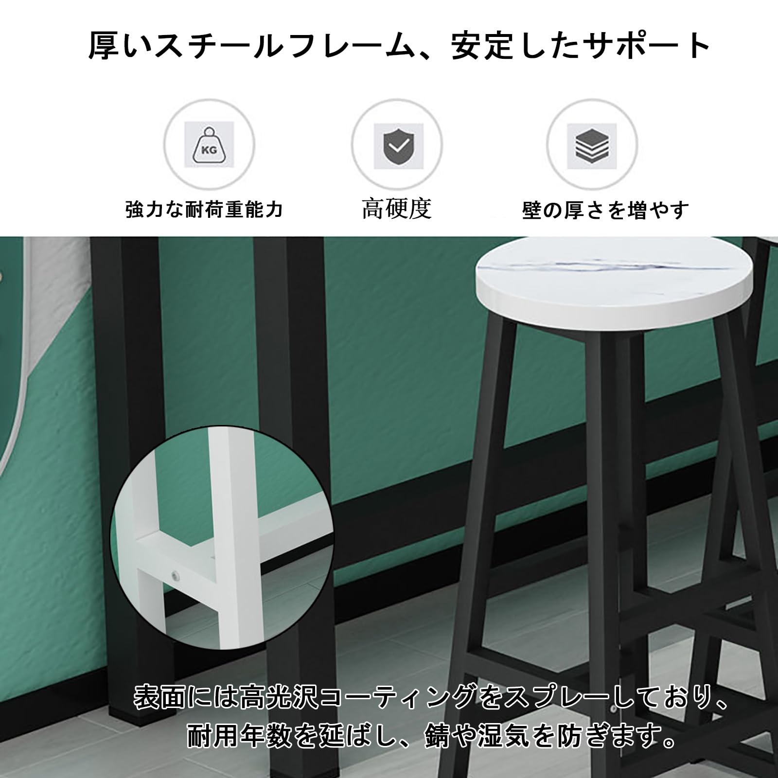 Amazon｜カウンターテーブル バーカウンター キッチンカウンター